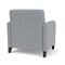 Lesro Siena Lounge Reception Wide Guest Chair, Black, RS Fog Upholstery SN1201 - alternate 3